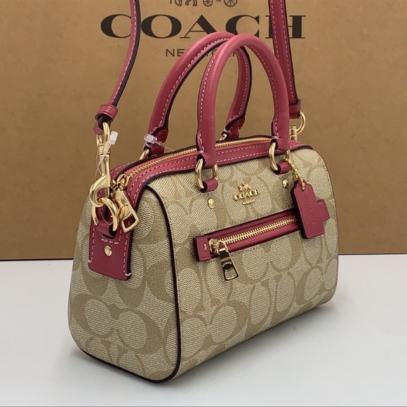 Coach C9947 Mini Rowan Crossbody
In Signature Canvas In Gold/Light
Khaki Rouge - Picture 4 of 16